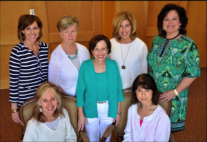 group shot of lakeview ladies leadership team